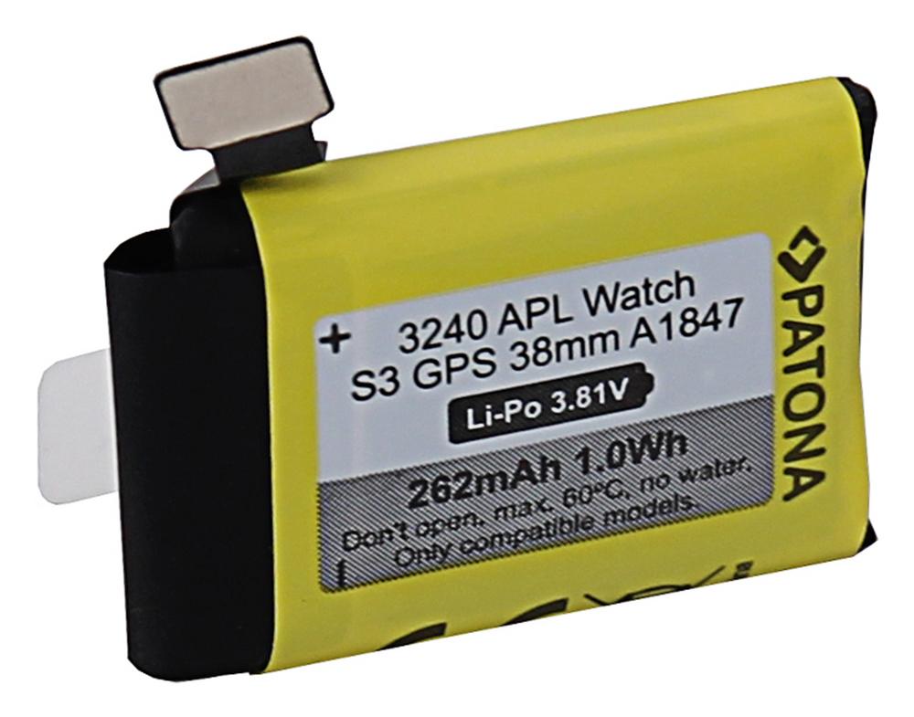PATONA Akku für Apple Watch Serie 3 GPS 38mm A1847 PATONA Akku für Apple Watch Serie 3 GPS 38mm A1847