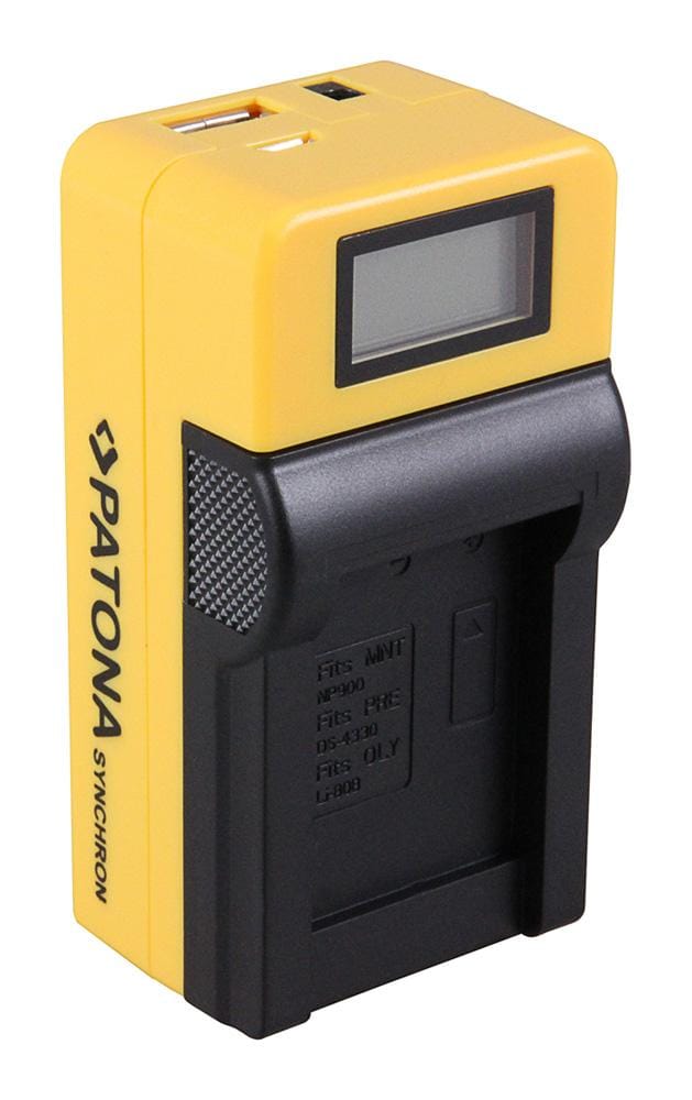 PATONA Synchron USB Ladegerät für Avant BATS4 Konica mit LCD Display PATONA Synchron USB Ladegerät für Avant BATS4 Konica mit LCD Display