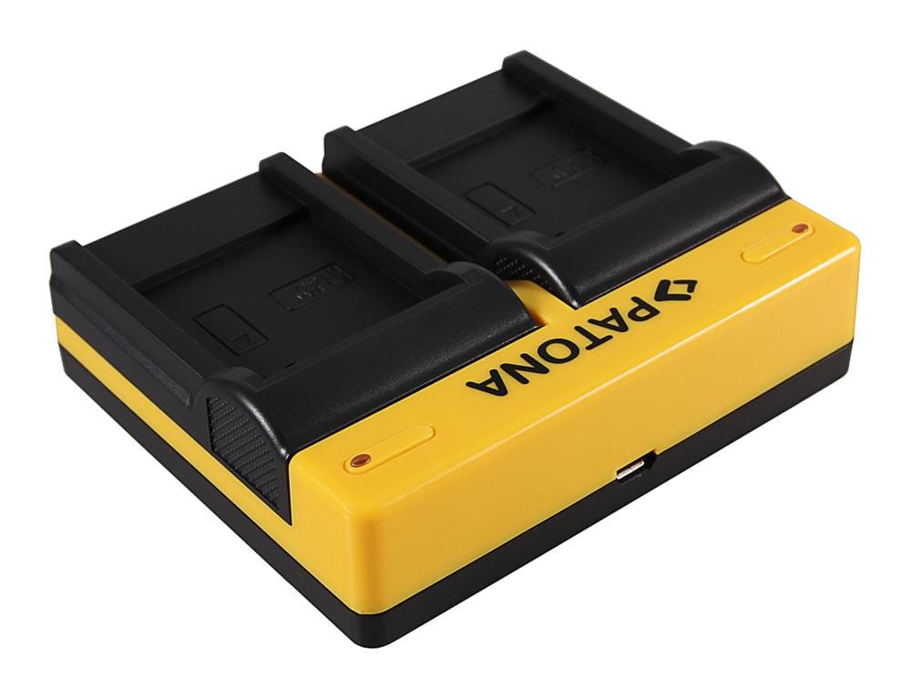 PATONA Dual Ladegerät für Samsung SLB-0937 Digimax CL5 L730 L830 NV33 NV4 PL10 inkl. Micro‑USB‑Kabel