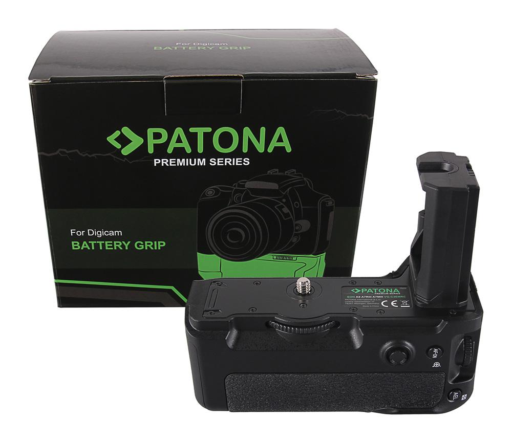 PATONA Premium Batteriegriff für Sony Alpha A7MIII A7RIII A7III A9 VG-C3EM für 2 x NP-FZ100 Akkus