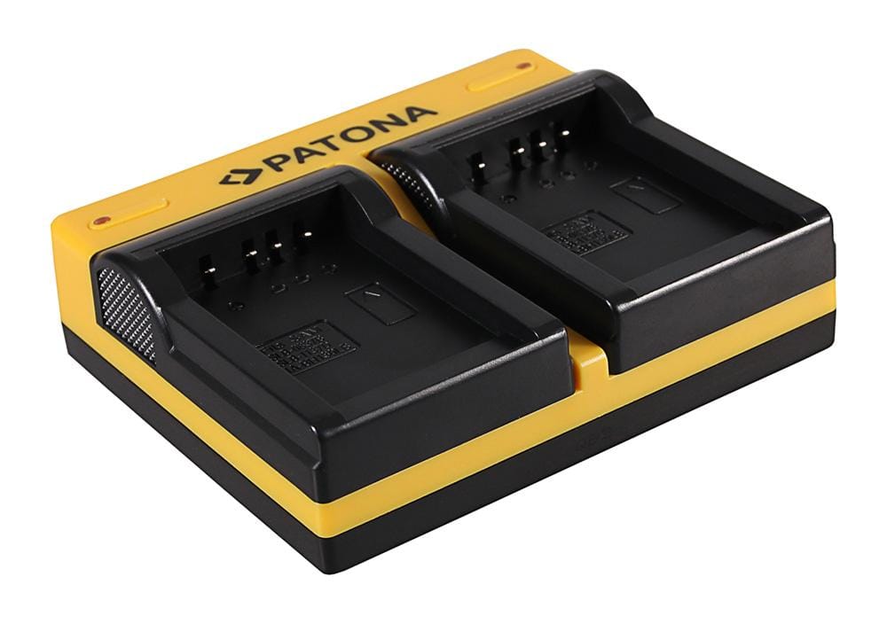 PATONA Dual Ladegerät für Samsung SLB-0837B IA-BH130C IA-BH130LB Digimax i85 L74 wide inkl. Micro-USB