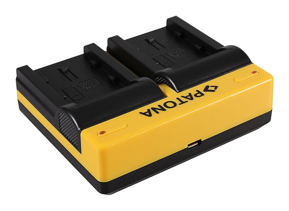 PATONA Dual Ladegerät für Samsung IA-BP210E HMX HMXH203 HMX-H203 IA-BP210E SMX SMXF40 inkl. Micro-USB