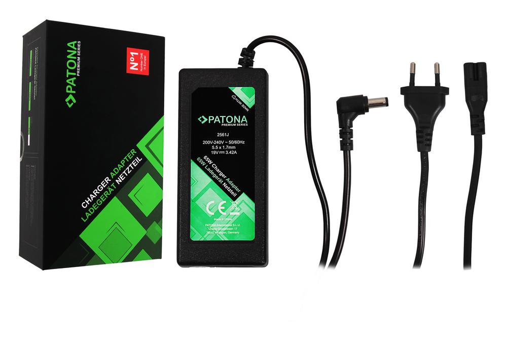 PATONA Premium Netzteil 19V 3,42A 65W für Acer Travelmate 370 380 2300 2350 2700 4000 PATONA Premium Netzteil 19V 3,42A 65W für Acer Travelmate 370 380 2300 2350 2700 4000