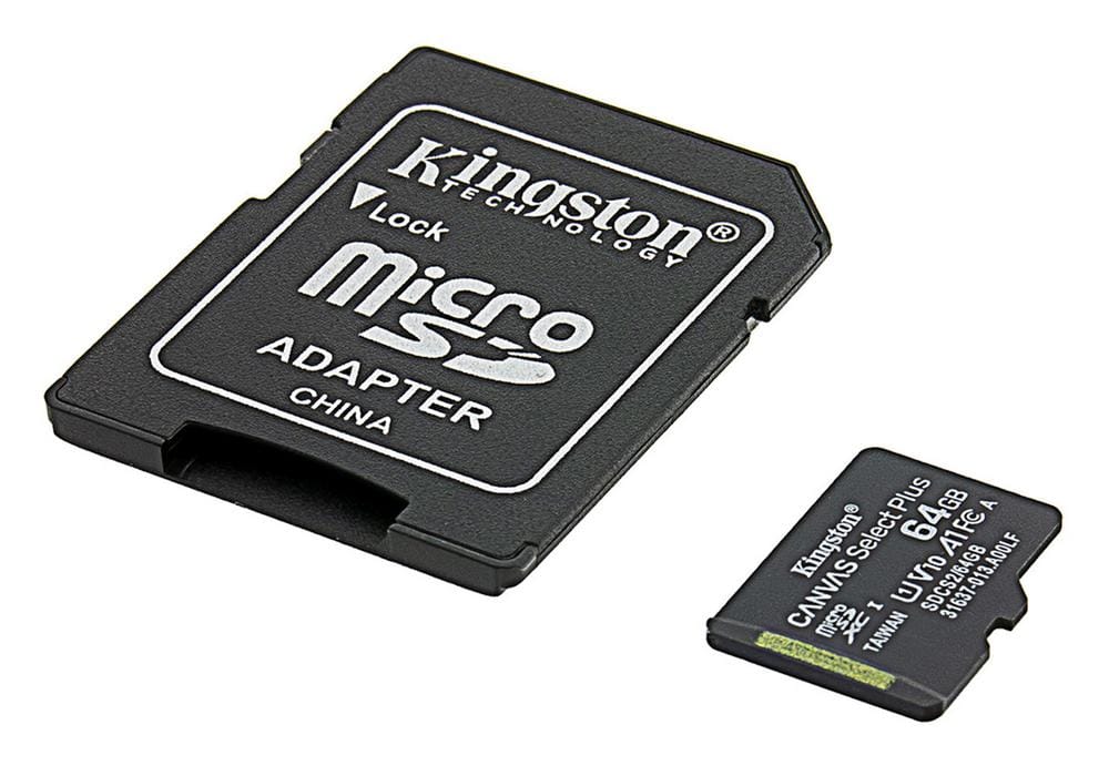 Kingston Speicherkarte MicroSDXC 64GB 1000 MB/s Class 10 Kingston Speicherkarte MicroSDXC 64GB 1000 MB/s Class 10