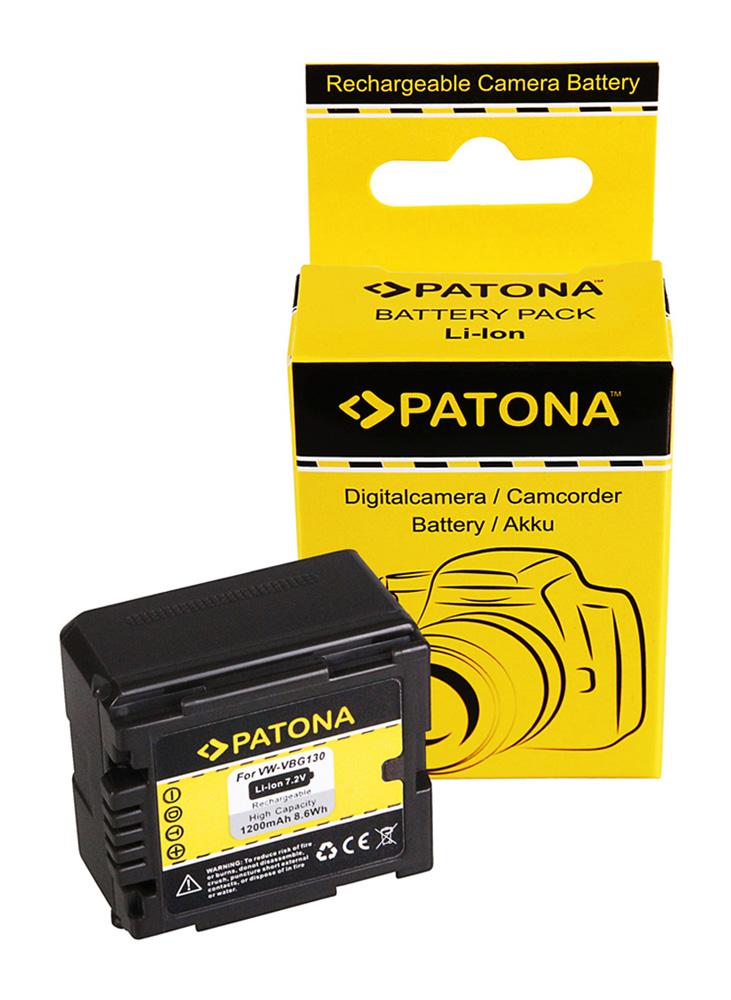 PATONA Akku für Panasonic VW-VBG130 kompatibel zu VW-VBG070 VW-VBG260 PATONA Akku für Panasonic VW-VBG130 kompatibel zu VW-VBG070 VW-VBG260