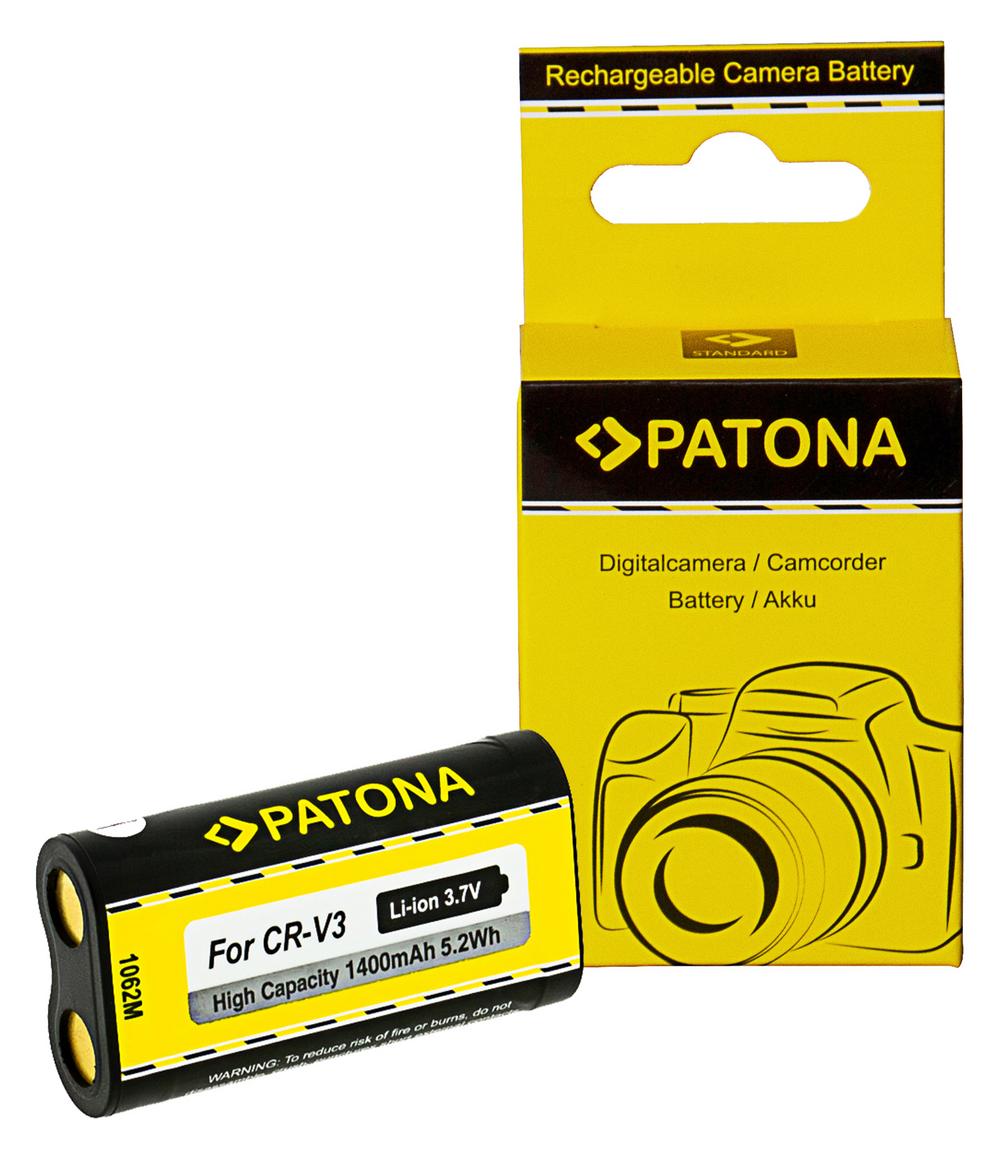 PATONA Akku für Kodak RCR-V3 Li-Ion CR-V3 CRV3 CR-V3P LB01 PATONA Akku für Kodak RCR-V3 Li-Ion CR-V3 CRV3 CR-V3P LB01