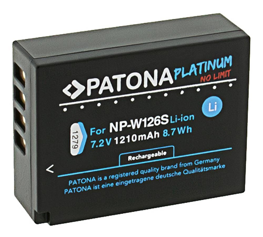 PATONA Platinum Akku für Fuji X‑T3 VPB‑XT3 NP‑W126S HS33 EXR Fujifilm Finepix Pro 1 HS30 PATONA Platinum Akku für Fuji X‑T3 VPB‑XT3 NP‑W126S HS33 EXR Fujifilm Finepix Pro 1 HS30