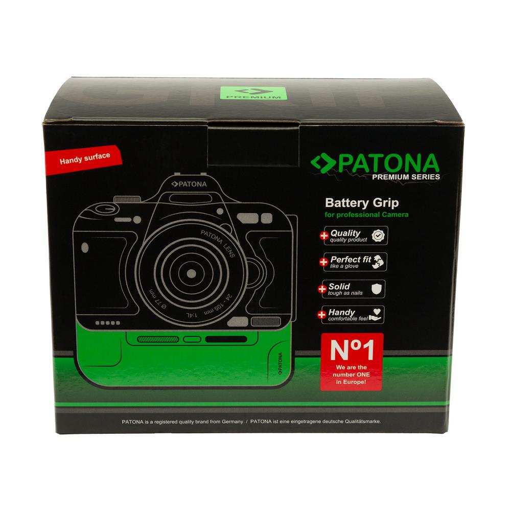 PATONA Premium Batteriegriff Nikon Z6II Z7II für 2 EN-EL15c Akku USB-C Input inkl. IR Fernbedienung
