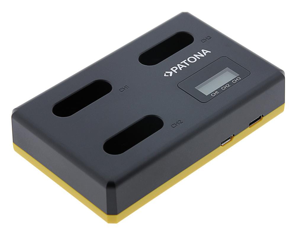 PATONA USB Triple Ladegerät für Sony NP-BX1 BX BX1 Cybershot DSC HX300 DSC HX50V DSC RX1 inkl. PATONA USB Triple Ladegerät für Sony NP-BX1 BX BX1 Cybershot DSC HX300 DSC HX50V DSC RX1 inkl.