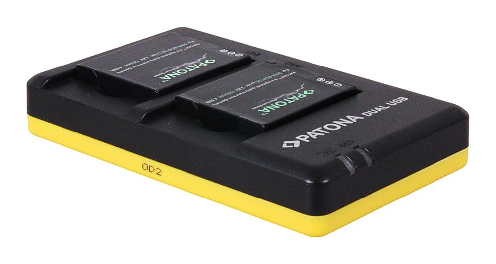 PATONA Dual Schnell-Ladegerät für Panasonic DMW-BCM13 BCM13 inkl. Micro-USB Kabel PATONA Dual Schnell-Ladegerät für Panasonic DMW-BCM13 BCM13 inkl. Micro-USB Kabel