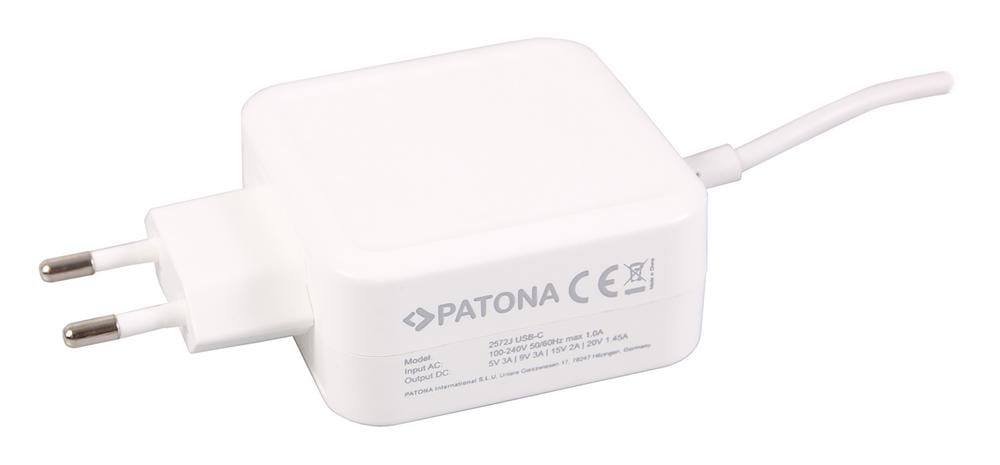 PATONA PD-Adapter 29 W USB‑C Netzteil 5‑20 V für Smartphone und Tablet
