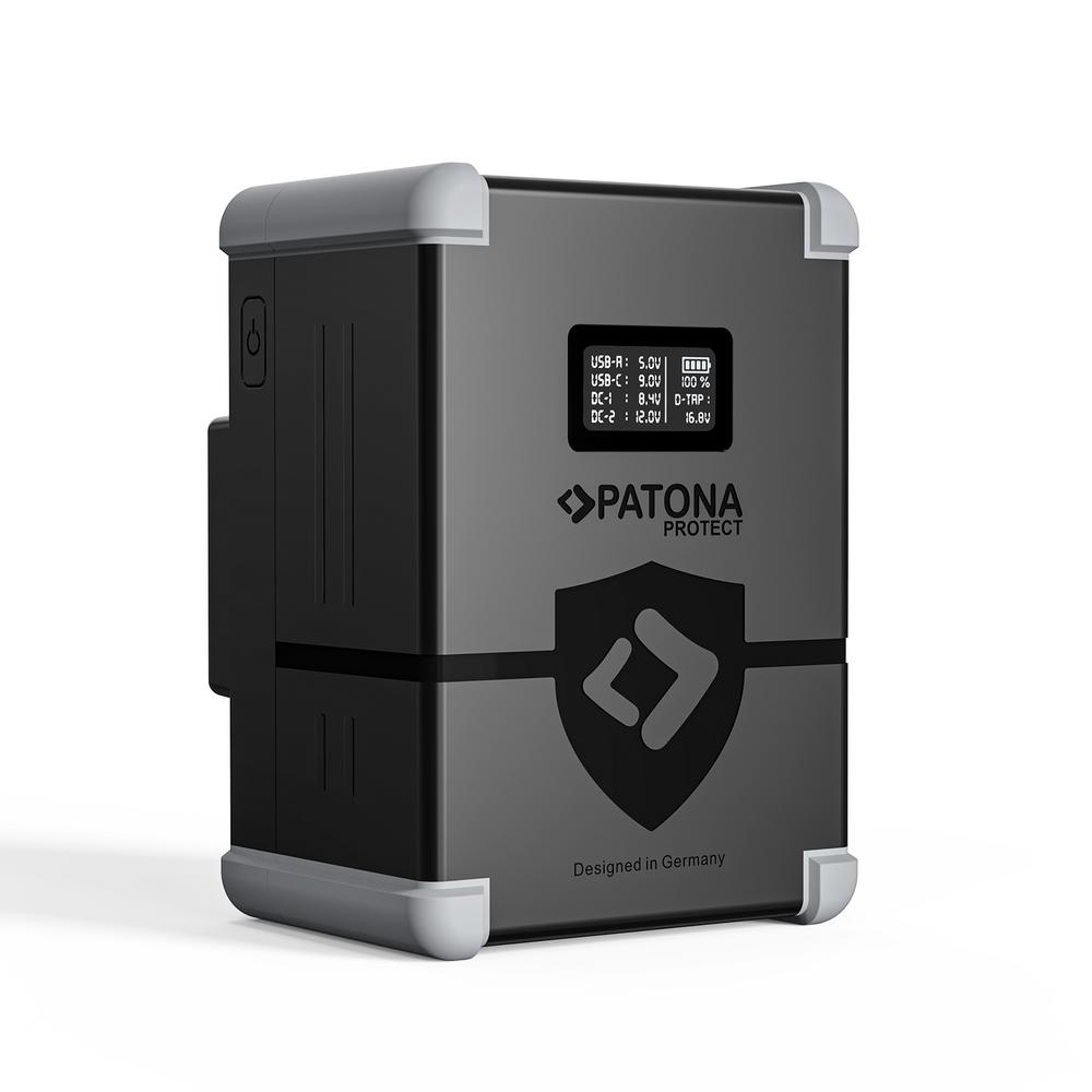 PATONA PROTECT Gold Mount Akku G99‑PD100 99 Wh für Canon Panasonic Sony