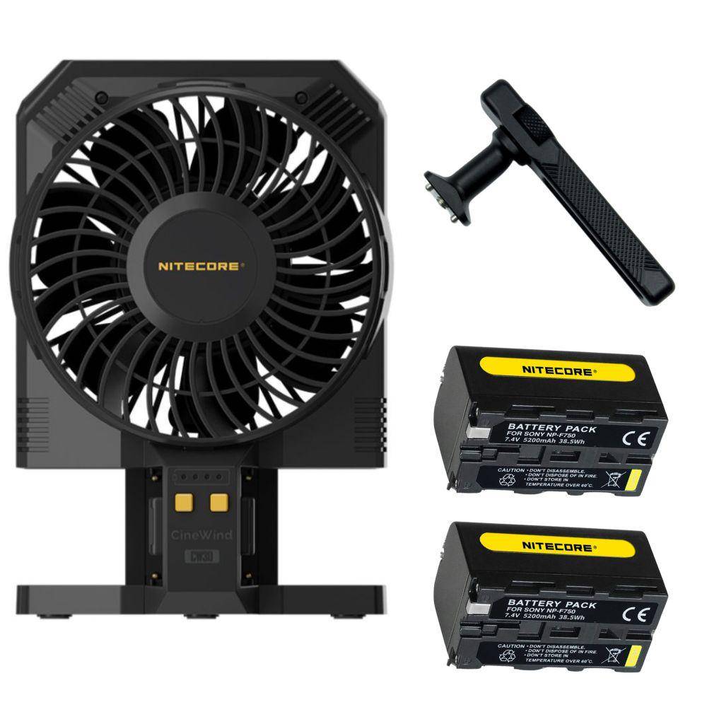 Nitecore Cinewind CW30 mobiles Windgebläse Ventilator Windgenerator Nitecore Cinewind CW30 mobiles Windgebläse Ventilator Windgenerator