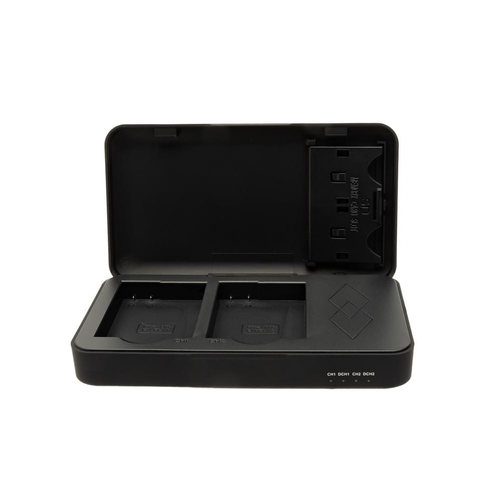 PATONA Dual Ladegerät für Nikon EN-EL14 P7000 P7100 P7700 D3100 mit Powerbankfunktion und Speicherkarte