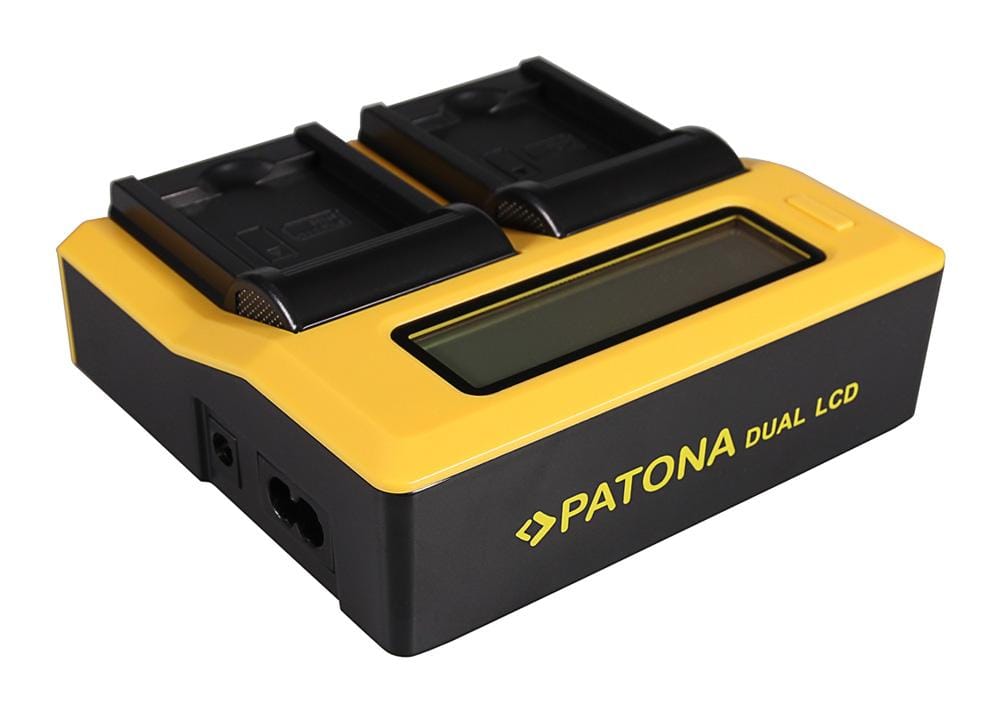 PATONA Dual LCD USB Ladegerät für Samsung BP88B MV900 MV900F