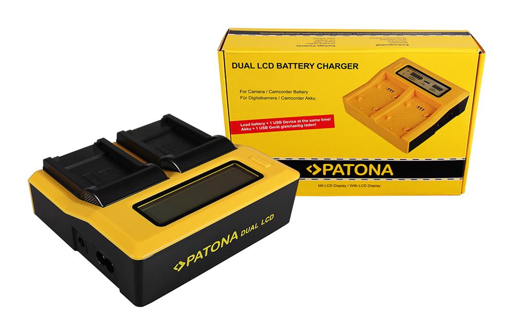 PATONA Dual LCD USB Ladegerät für Canon NB-8L Powershot A2200 A3000 IS A3000IS A3100 IS A3100IS