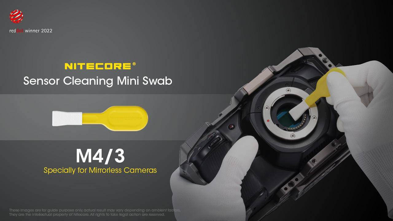 Nitecore Sensor Reinigungsstäbchen - Die Lösung für staubfreie Sensoren Nitecore Sensor Reinigungsstäbchen - Die Lösung für staubfreie Sensoren