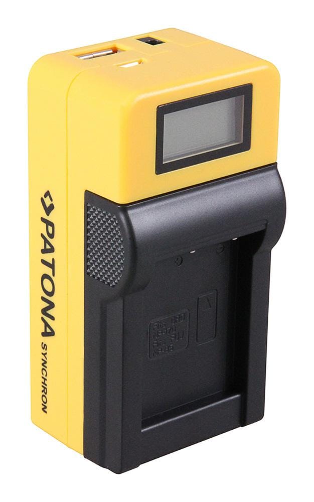 PATONA Synchron USB Ladegerät für Fujifilm NP85 NP-85 mit LCD-Display