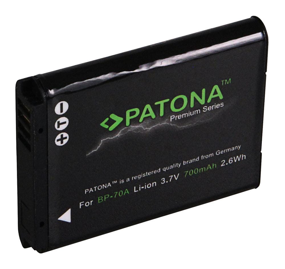 PATONA Premium Akku für Samsung ES-65 ES-70 PL-80 PL-100 BP-70A BP70A