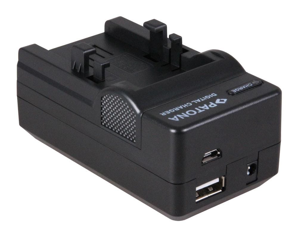 PATONA 4in1 Ladegerät für Canon Ixus V V2 V3 300 330 400 NB-1LH NB1L