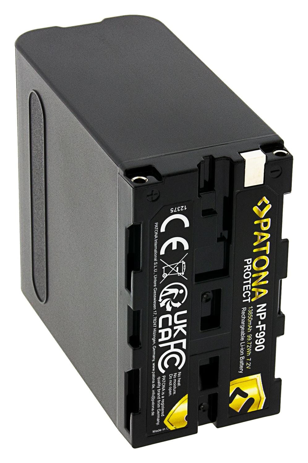 PATONA PROTECT Akku für Sony NP-F990 NP-F-Serie 13850 mAh 99,7 Wh V1 feuerhemmendes Gehäuse PATONA PROTECT Akku für Sony NP-F990 NP-F-Serie 13850 mAh 99,7 Wh V1 feuerhemmendes Gehäuse