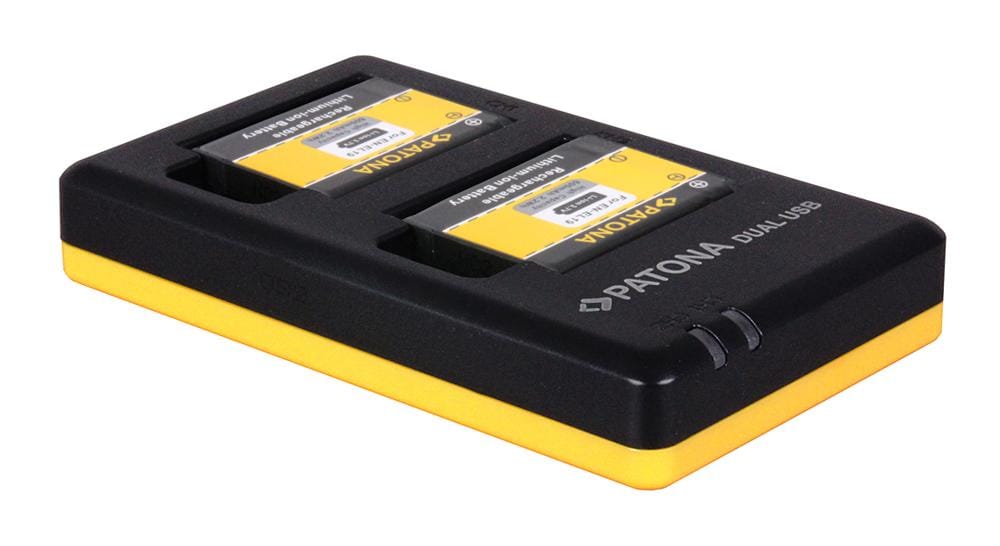 PATONA Dual Schnell-Ladegerät für Nikon EN-EL19 ENEL19 inklusive Micro-USB Kabel PATONA Dual Schnell-Ladegerät für Nikon EN-EL19 ENEL19 inklusive Micro-USB Kabel