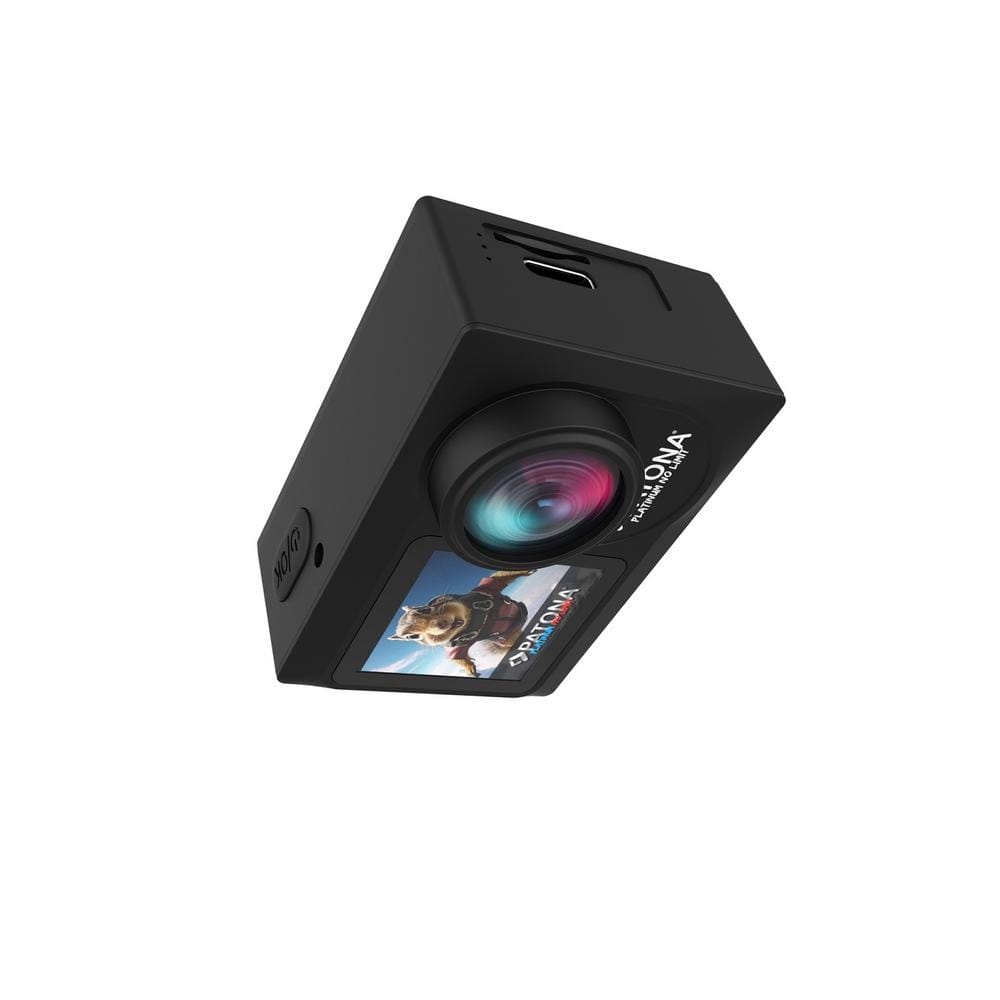 PATONA Platinum Action Cam Life SL4 5K 120fps 64MP EIS 120° 6G+IR RC Wifi App mit viel Zubehör