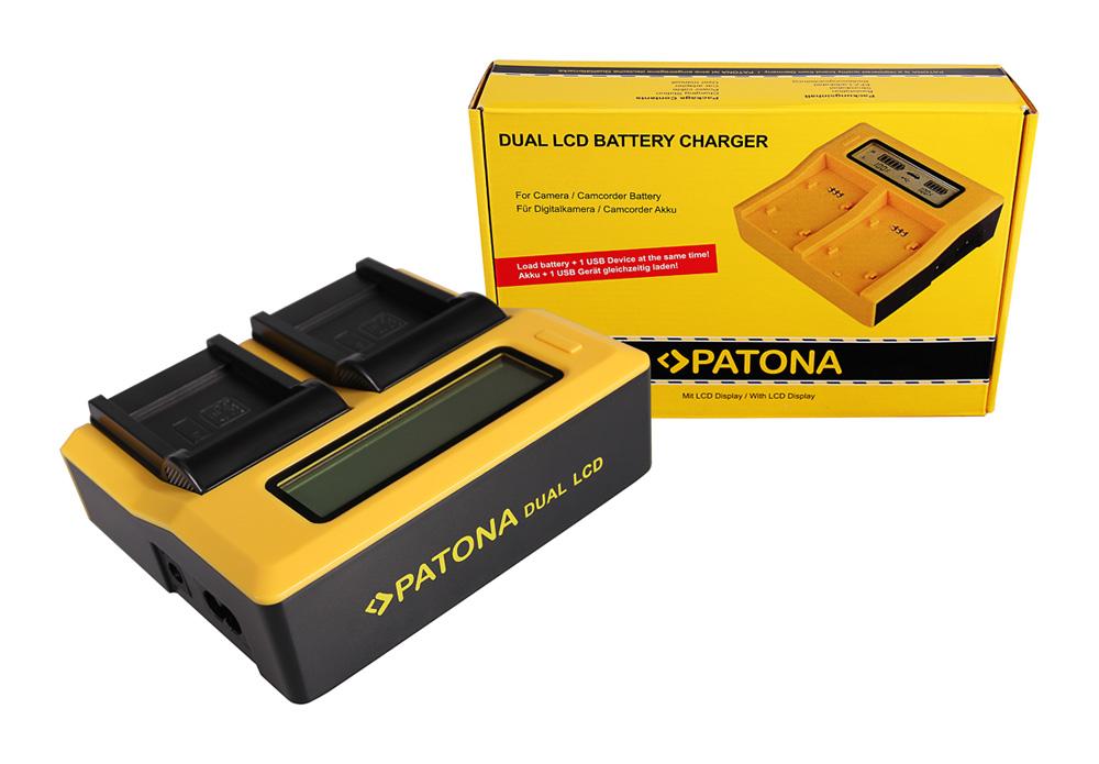PATONA Dual LCD USB Ladegerät für Sony NP‑BN1 Cybershot DSCT99 DSC‑T99 DSCTX5 DSC‑TX5 DSCTX7 PATONA Dual LCD USB Ladegerät für Sony NP‑BN1 Cybershot DSCT99 DSC‑T99 DSCTX5 DSC‑TX5 DSCTX7