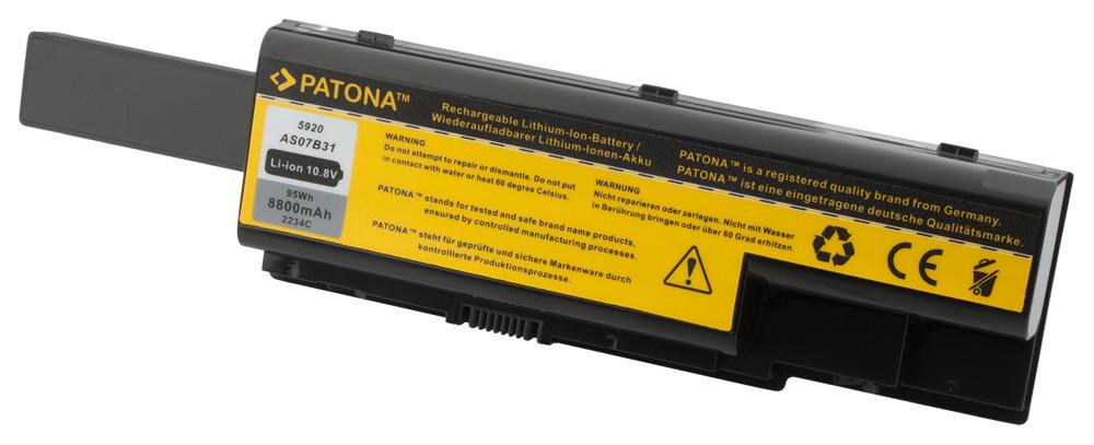 PATONA Akku für Acer Aspire AS07B41 AS07B42 AS07B51 AS07B71 10.8V