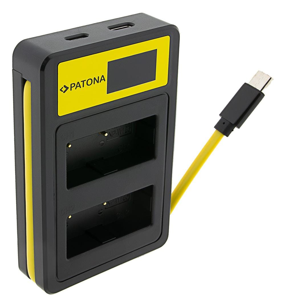 PATONA Smart Dual LCD USB Ladegerät für Fuji NP-W126 HS30 EXR HS30EXR HS-30EXR HS33 EXR HS33EXR HS-33 PATONA Smart Dual LCD USB Ladegerät für Fuji NP-W126 HS30 EXR HS30EXR HS-30EXR HS33 EXR HS33EXR HS-33