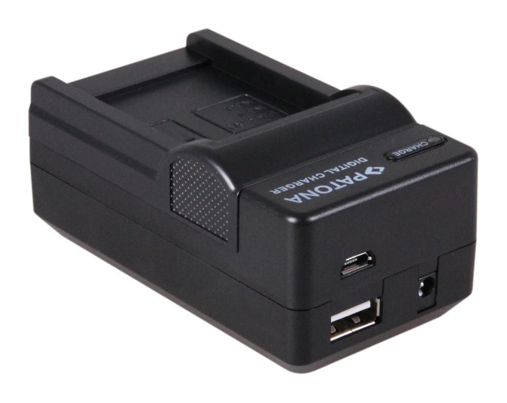 PATONA 4in1 Ladegerät für Canon Ixus 30 40 50 60 65 70 75 und NB-4L NB4L