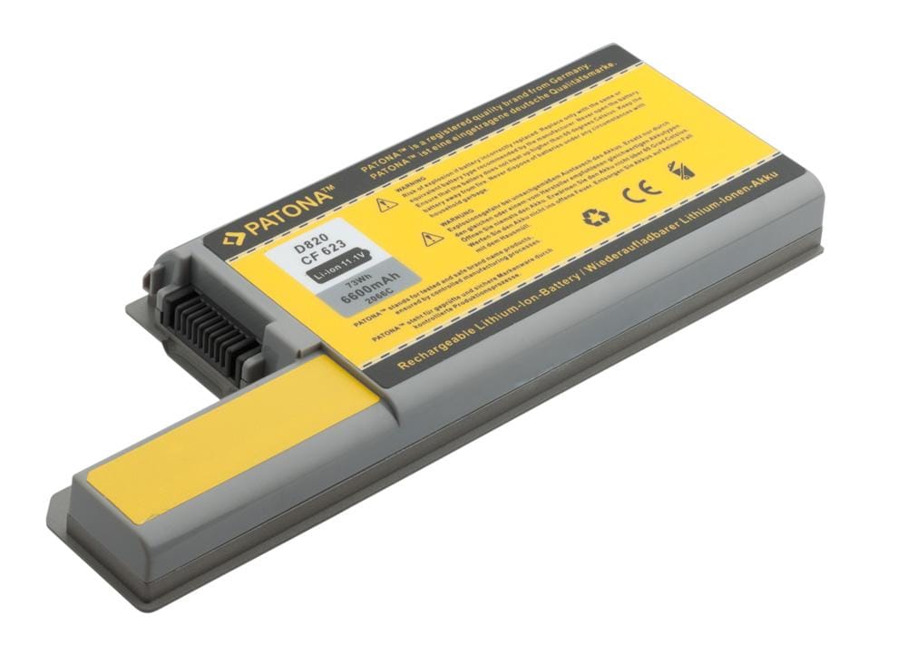 PATONA Akku für Dell Latitude D531 D820 D830 M4300 M65 6600mAh