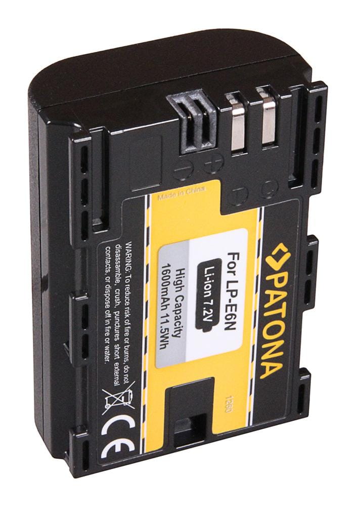 PATONA Akku für Canon LP-E6N LPE6N EOS R EOS 80D 7D 70D 6D 60D Mark II Mark III R5D PATONA Akku für Canon LP-E6N LPE6N EOS R EOS 80D 7D 70D 6D 60D Mark II Mark III R5D