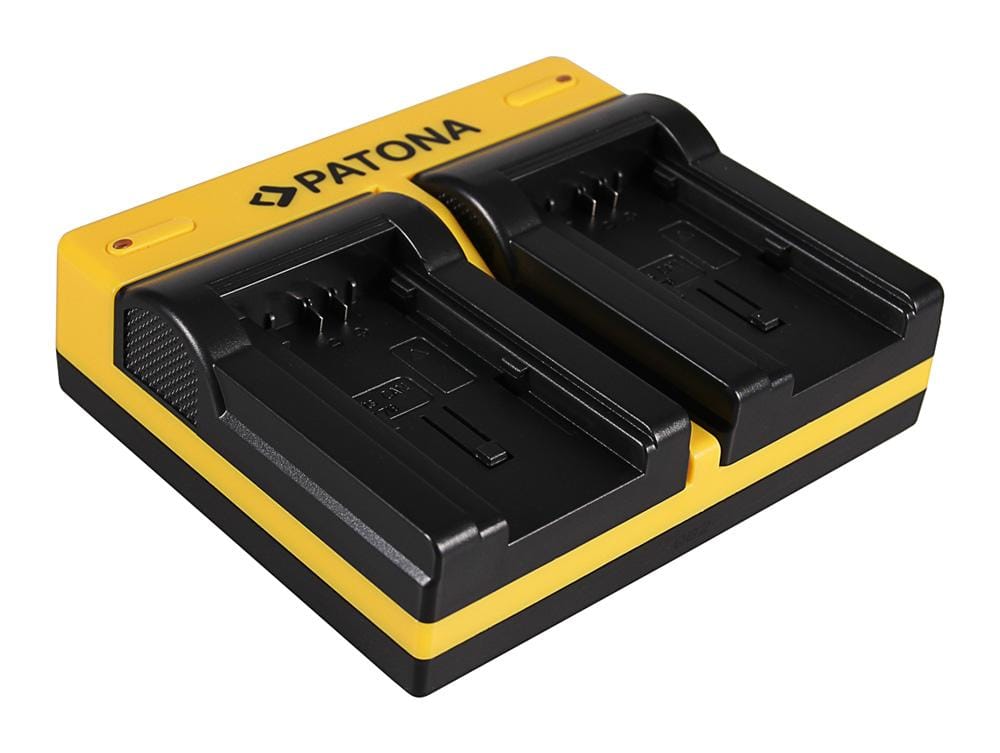 PATONA Dual Ladegerät für Canon BP-718 727 Legria HF R36 HF306 HF38 HF406 HF48 HFM506 inkl. Micro-USB