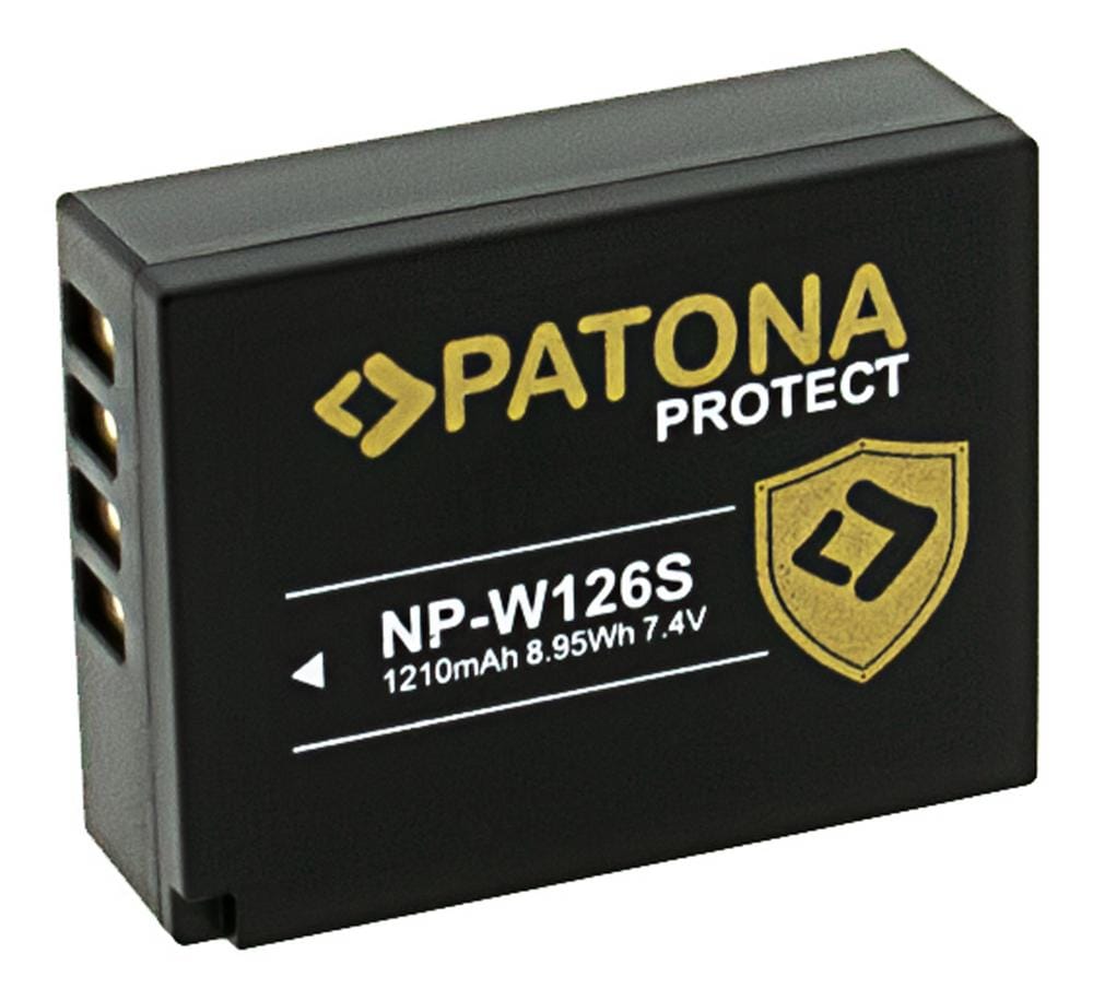 PATONA PROTECT Akku für Fuji X‑T3 VPB‑XT3 NP‑W126S HS33 EXR Fujifilm Finepix Pro 1 HS30 PATONA PROTECT Akku für Fuji X‑T3 VPB‑XT3 NP‑W126S HS33 EXR Fujifilm Finepix Pro 1 HS30