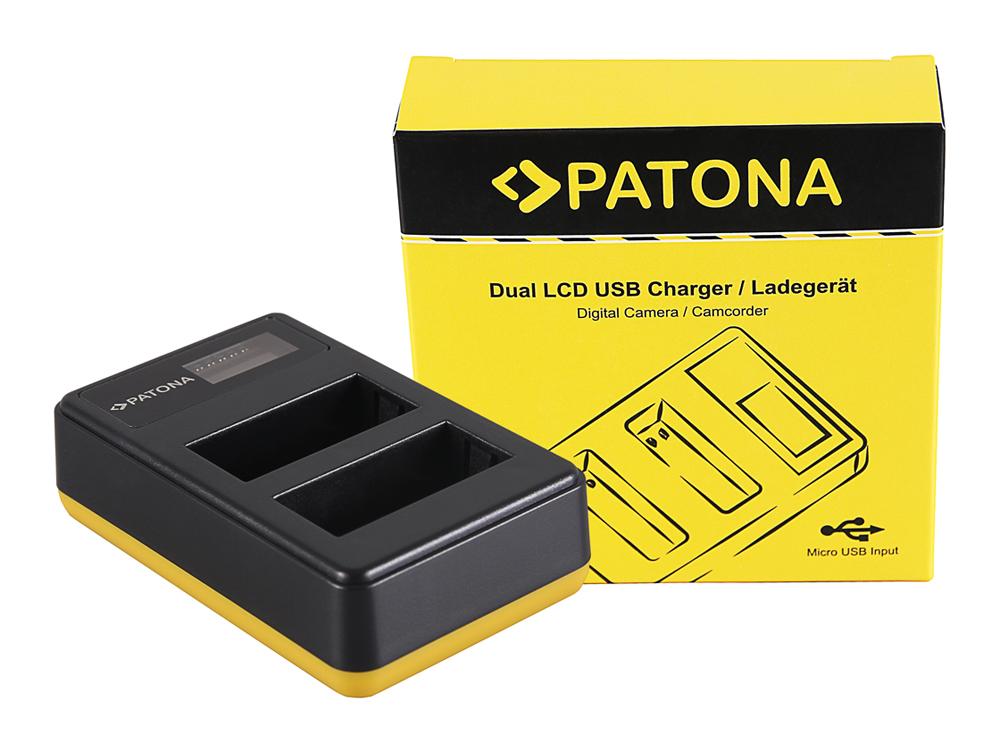 PATONA Dual LCD USB Ladegerät für Fujifilm NP‑W126 Akku – kompatibel mit HS30 EXR HS30EXR HS‑30EXR HS33 X‑Pro 1 PATONA Dual LCD USB Ladegerät für Fujifilm NP‑W126 Akku – kompatibel mit HS30 EXR HS30EXR HS‑30EXR HS33 X‑Pro 1