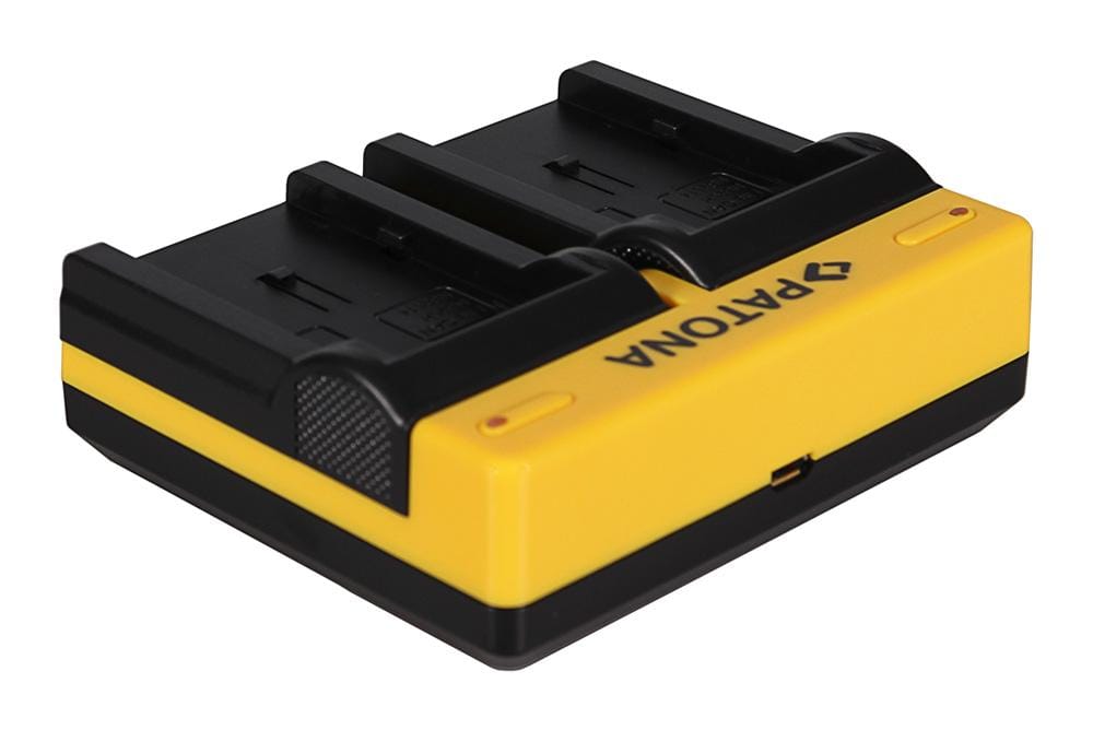 PATONA Dual Ladegerät für Canon NB-2L Camcorder MV5 MV5i MV5iMC MV6iMC MV790 MV800 inkl. Micro-USB Kabel
