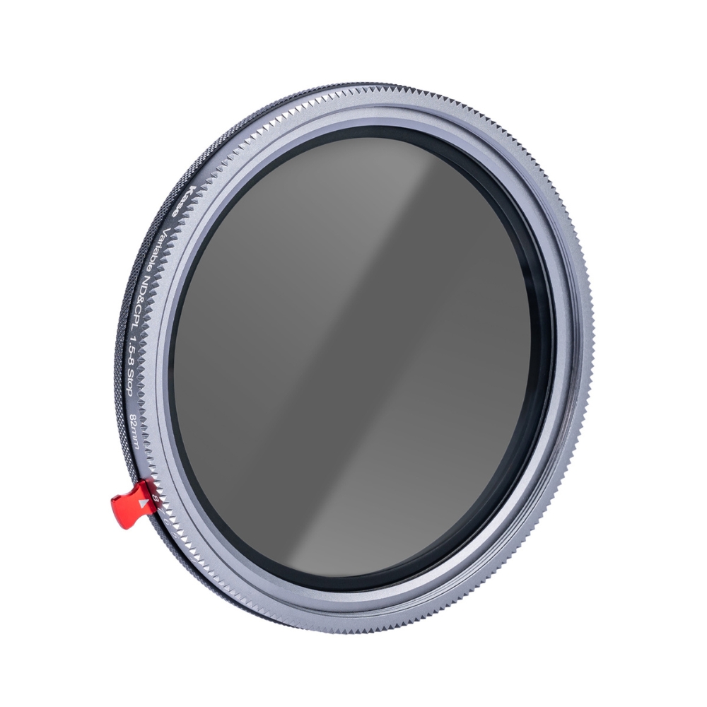 ROUND variabler Einschraub VND mit CPL 1.5-8 Stops inkl. Objektivdeckel