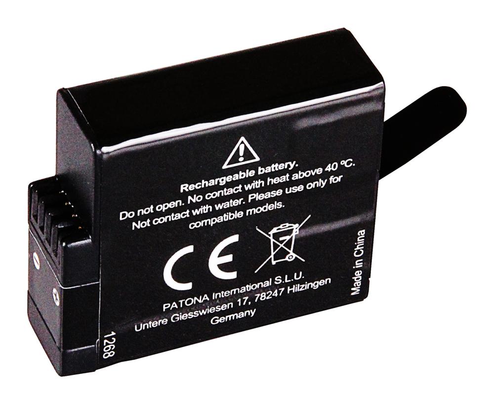PATONA Premium Akku für GoPro Hero 5 Black, Hero 6, Hero 7 (AABAT-001, AHDBT-501)
