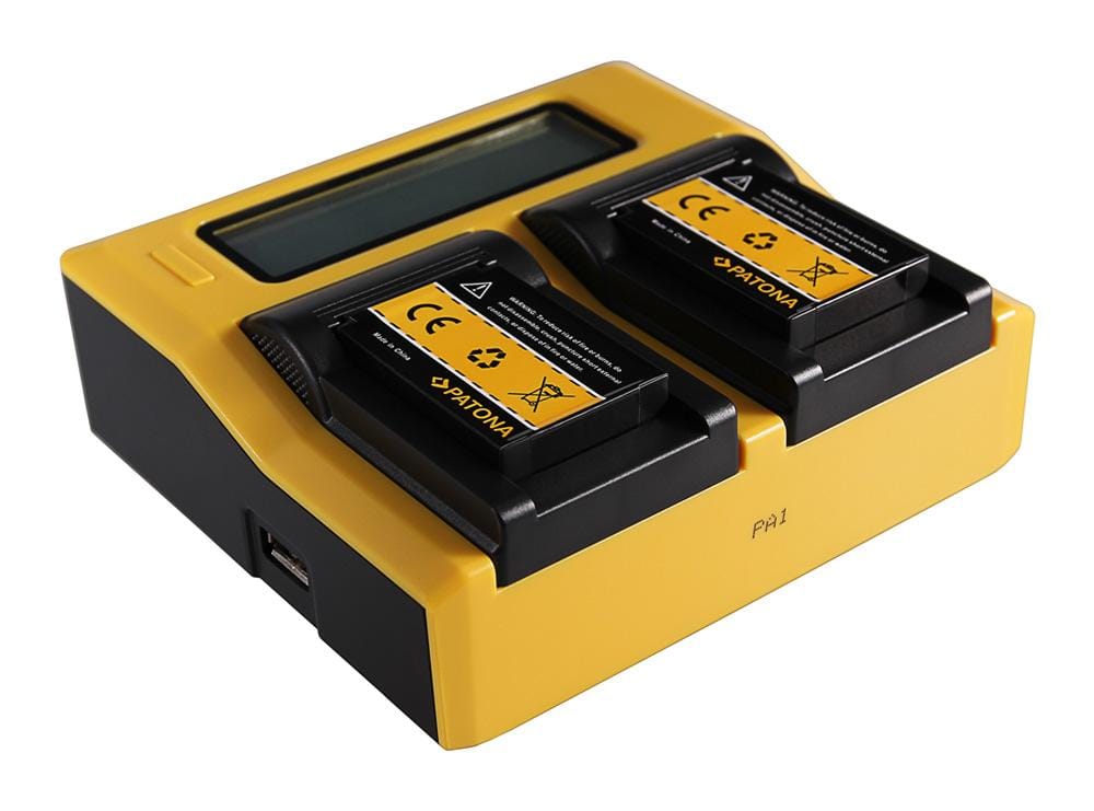 PATONA Dual LCD USB Ladegerät für Oregon ICP103446 Scientific ATC9K PATONA Dual LCD USB Ladegerät für Oregon ICP103446 Scientific ATC9K