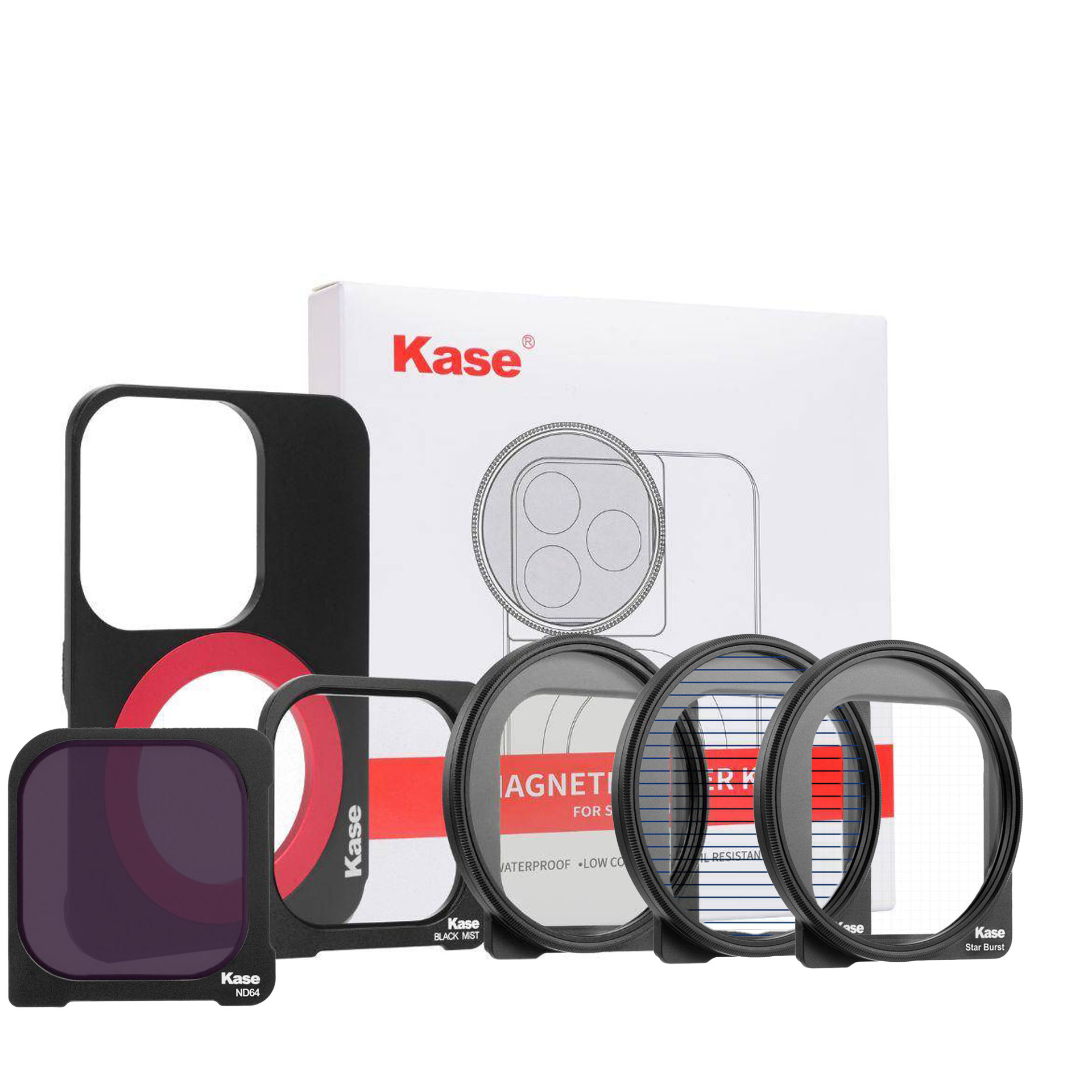 Smartphone Magnetisches MagSafe iPhone 15 / 16 Pro / Max Ultimate All in One Filter Set