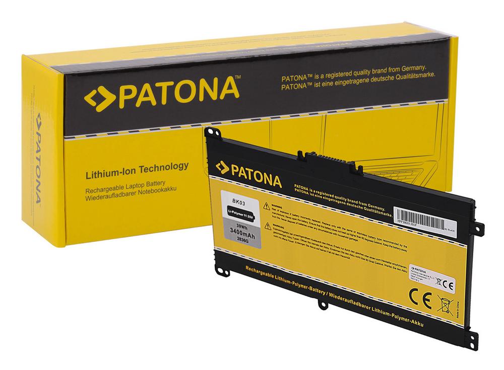 PATONA Akku für HP BK03 Pavilion X360 BK03XL 916811-855 TPN-W125 HSTNN-LB7S HSTNN-UB7G