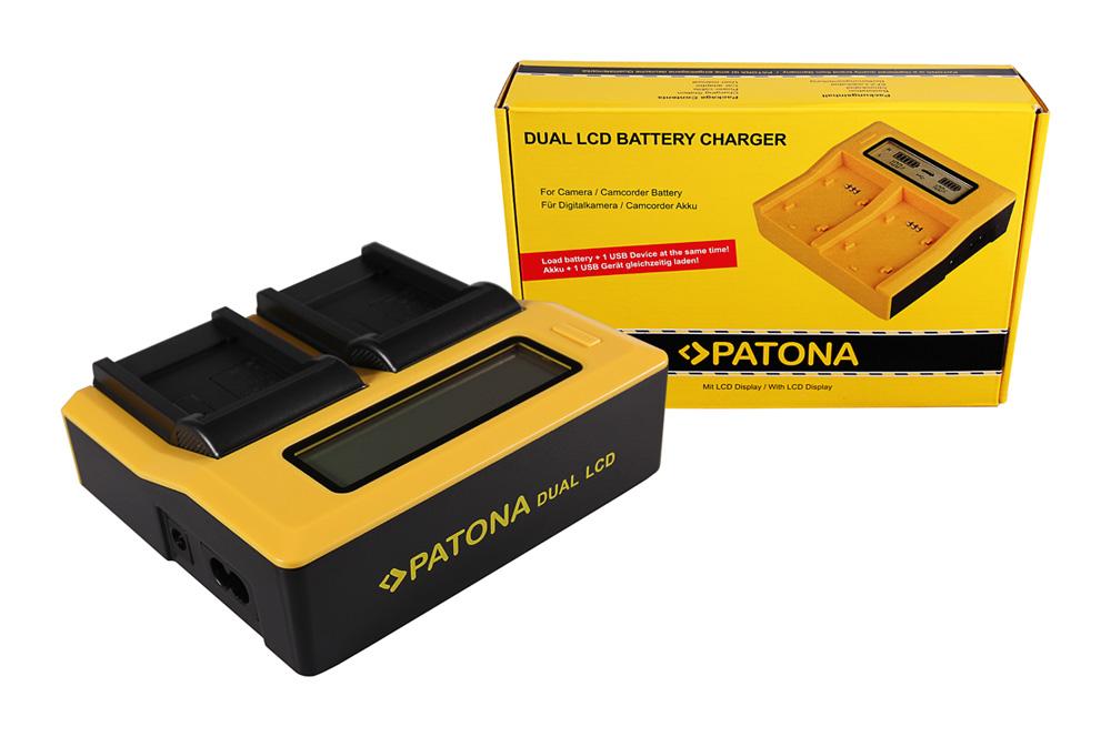 PATONA Dual LCD USB Ladegerät für Fujifilm NP-50 FinePix F100fd F50fd F60fd PATONA Dual LCD USB Ladegerät für Fujifilm NP-50 FinePix F100fd F50fd F60fd