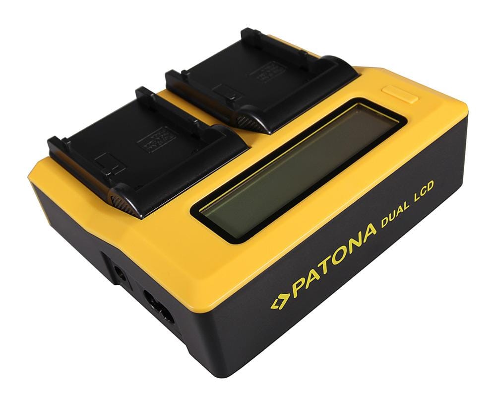 PATONA Dual LCD USB Ladegerät für Samsung SB-P90A SC SC105L SC-105L SCM105 SC-M105 SCM105S