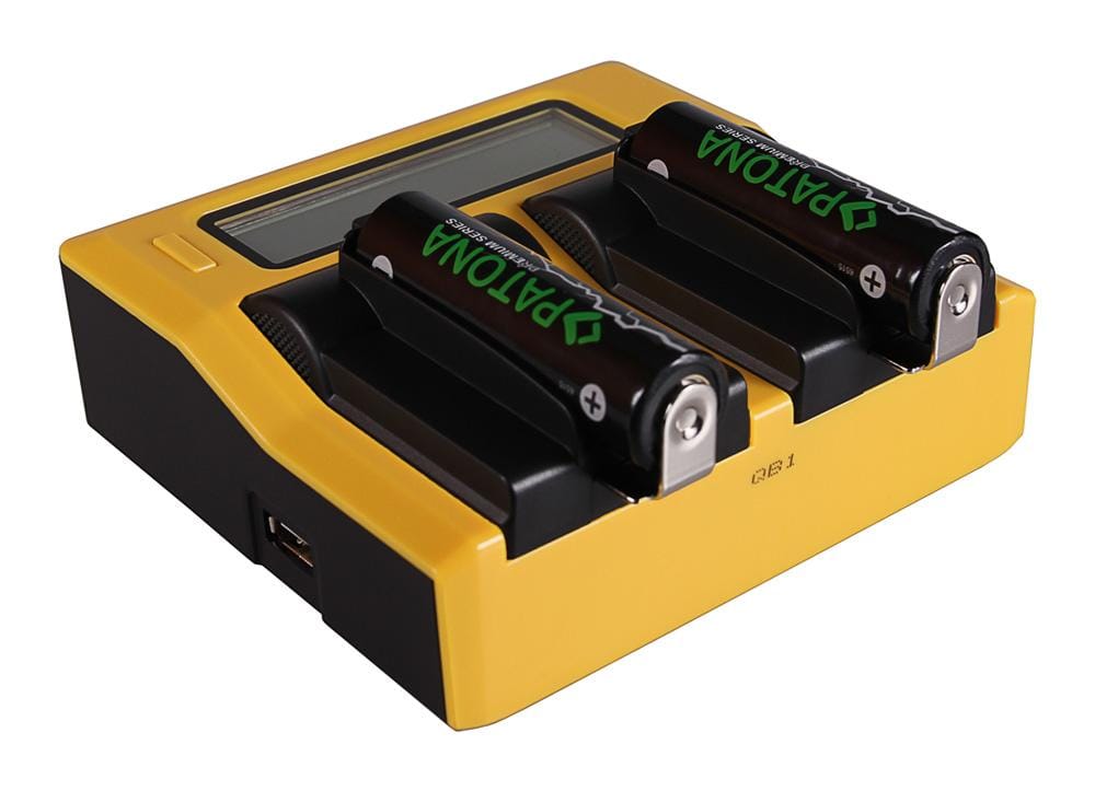 PATONA Dual LCD USB Ladegerät für 18650 Zellen ICR18650-26F INR18650F1L NCR18650B US18650V US18650VTC5 US18650VTC6 PATONA Dual LCD USB Ladegerät für 18650 Zellen ICR18650-26F INR18650F1L NCR18650B US18650V US18650VTC5 US18650VTC6