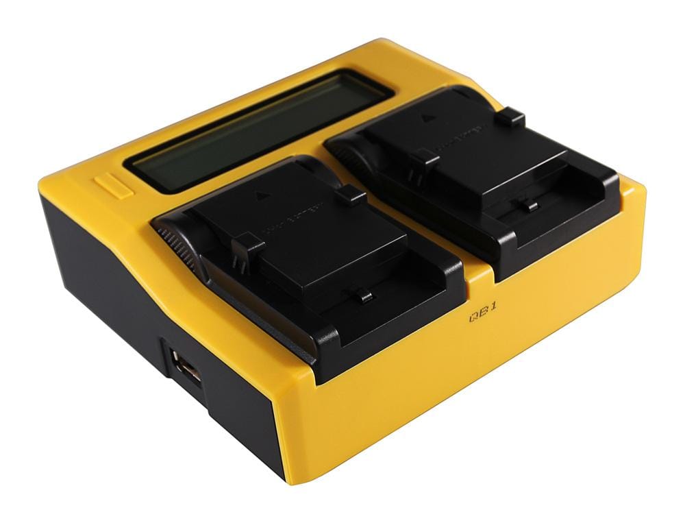 PATONA Dual LCD USB Ladegerät für Olympus Li-10B Camedia C50 Zoom C5000 Zoom C60 Zoom C760 Ultra