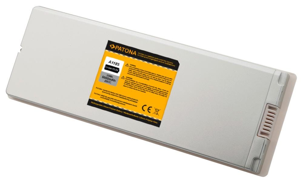 PATONA Akku für Apple MacBook 13 Zoll MA254 MA255 MA699 MA700 A1185