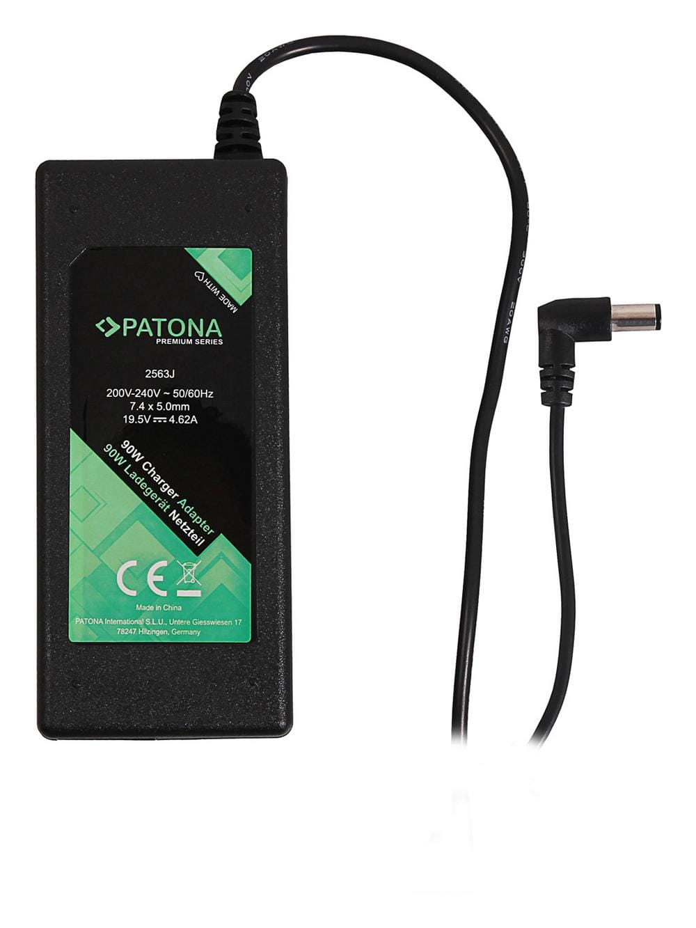 PATONA Premium Netzteil 19,5V 4,62A 90W für Dell Inspiron E1405 E1505 E1705 PATONA Premium Netzteil 19,5V 4,62A 90W für Dell Inspiron E1405 E1505 E1705