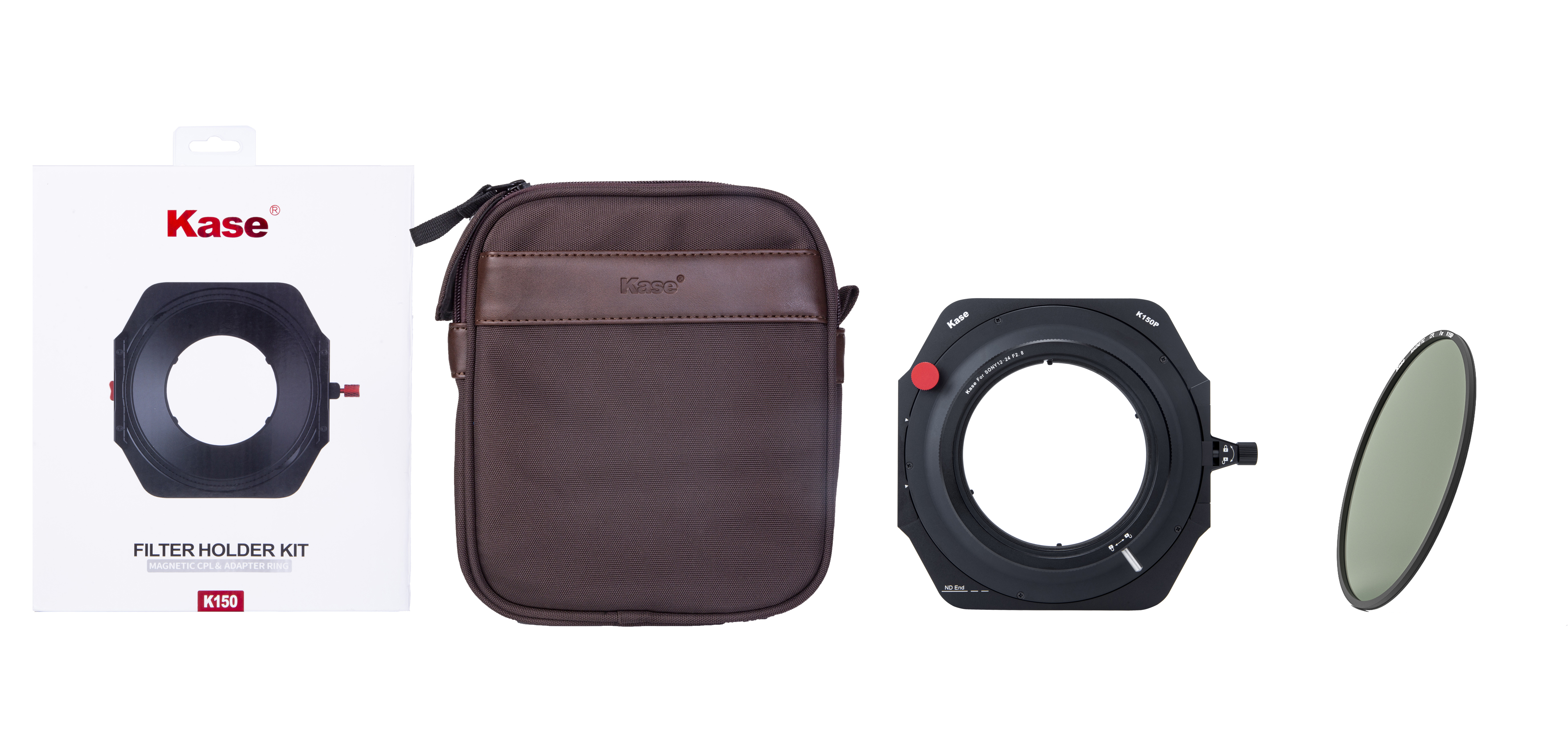 K150P Filter Halter Set 2 für Sony 12-24mm F2.8 GM mit Tasche und Polfilter K150P Filter Halter Set 2 für Sony 12-24mm F2.8 GM mit Tasche und Polfilter