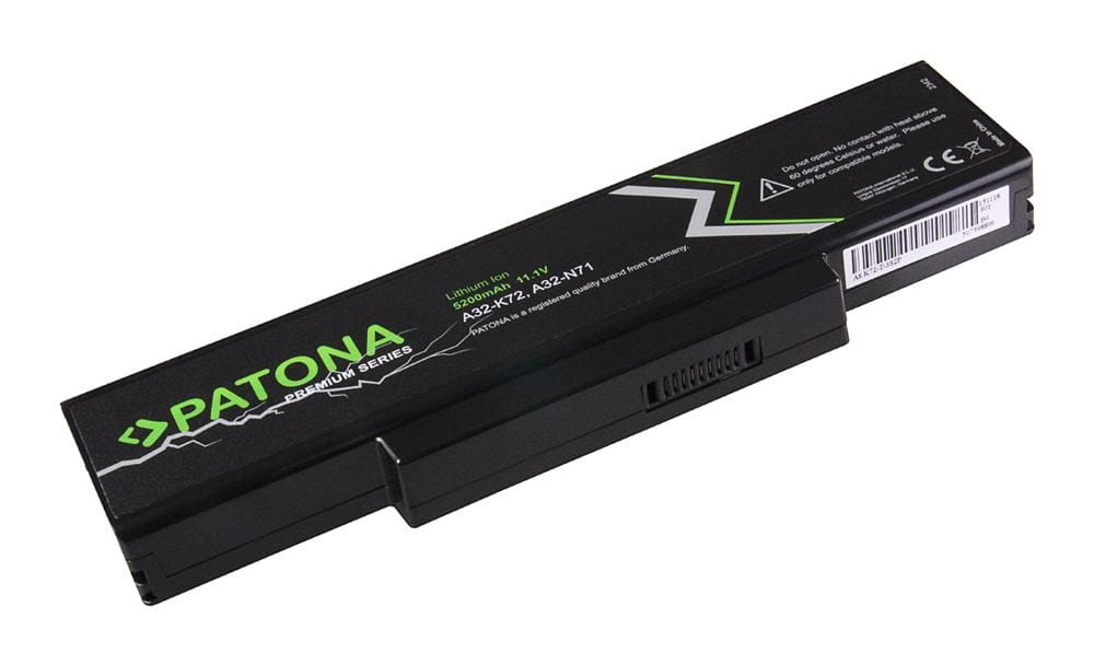 PATONA Premium Akku für Asus K72 K72DR K72DY K72F K72JK K72JT N71Ja